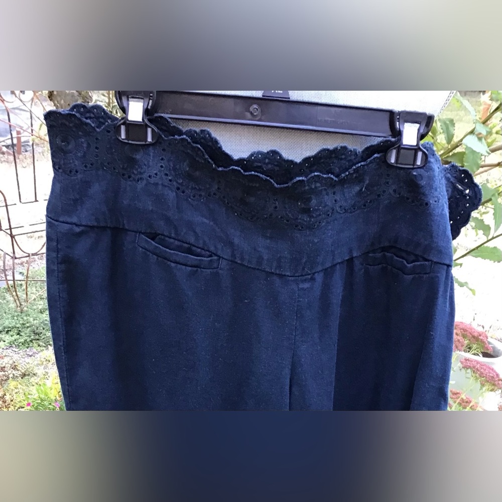 Anthropologie Elevenses Retro Cropped Pants
